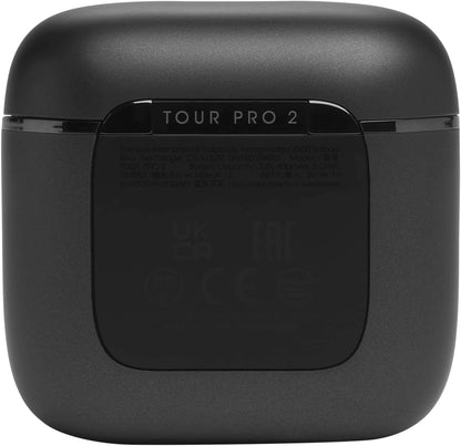 JBL Tour Pro 2 True Wireless Noise Cancelling Earbuds - Black
